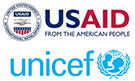 USAID and UNICEF logos
