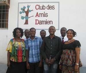 Staff at the Club des Amis Damien