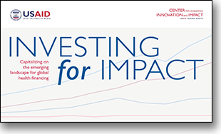 Cover of the Investing for Impact report.