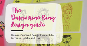 Cover of the Dapivirine Ring design guide.