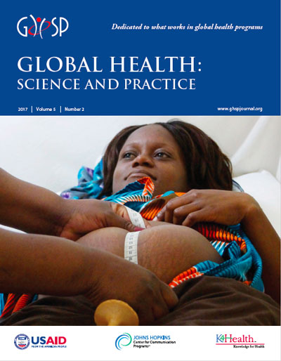 Cover for the June Global Health:Science and Practice journal