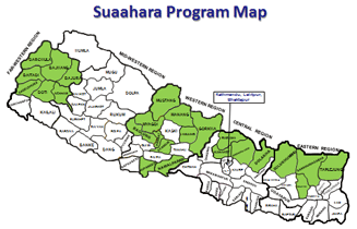 Suaahara Program Map