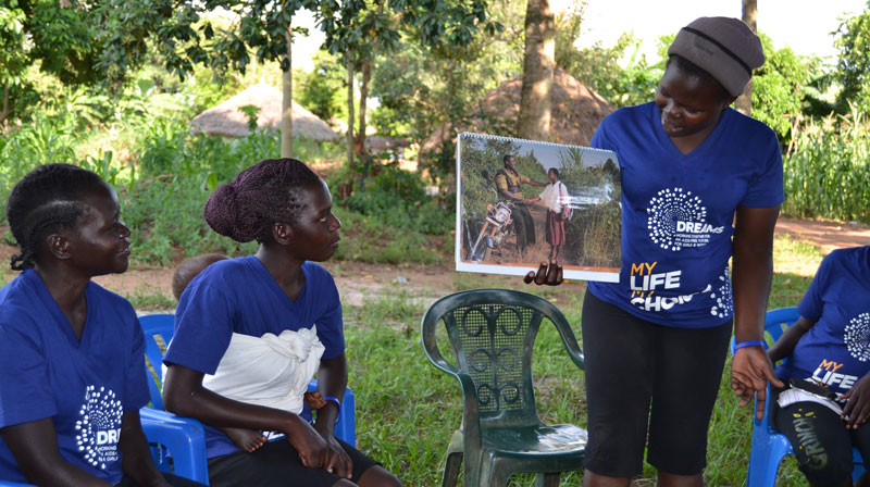 Health leader from DREAMS shares information with other women