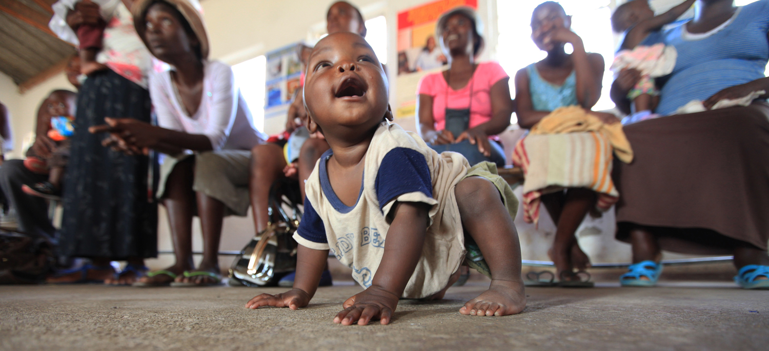 Photo contest winner:The rapid scale­up of Prevention of Mother to Child Transmission (PMTCT) services in Zimbabwe has produced significant results. Babies like Takunda, born to HIV positive mothers, are free of the virus.