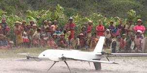 image of a drone airplane