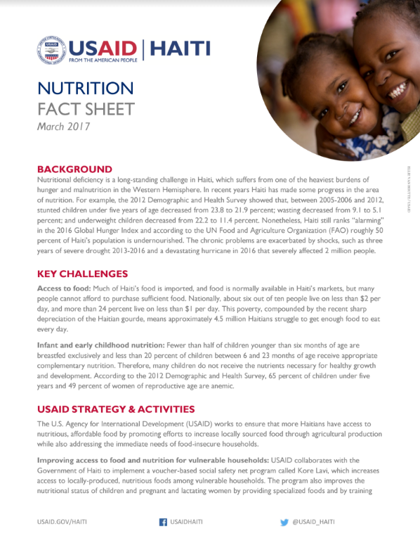 Final Nutrition Fact Sheet - March 2017