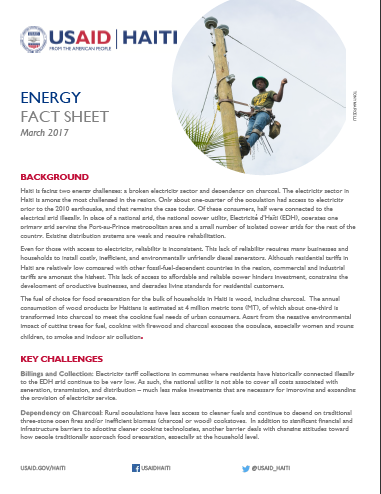 Energy Fact Sheet (2017)
