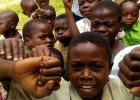 Young people in the village of Bunyakiri, eastern Democratic Republic of Congo (DRC). By helping young people to develop positiv