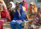 Women participate in a community mobilization activity conducted by USAID’s FALAH project.
