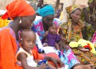 Women gather for a mother-to-mother meeting in the village of Doumga Rindiao, Senegal, September 2012.