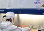 USAID has enabled a network of national and regional laboratories to detect and monitor strains of H5N1 and other viruses.