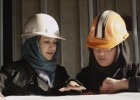 Two female engineers from Afghanistan's national power utility