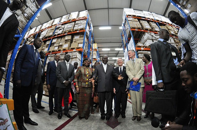 USAID and the Global Fund's new modern warehouse for medicines and commodities