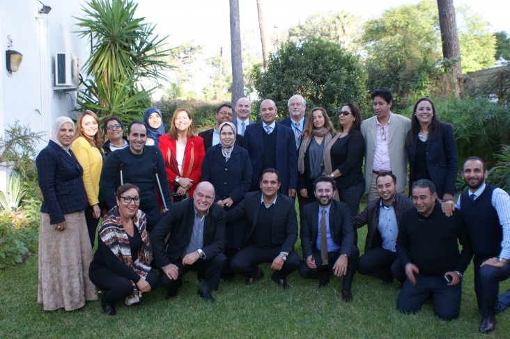 USAID/Morocco's ISO partners gather celebrate the launch of the grant program
