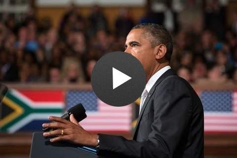 President Obama Speaks at the University of Cape Town - click to view video