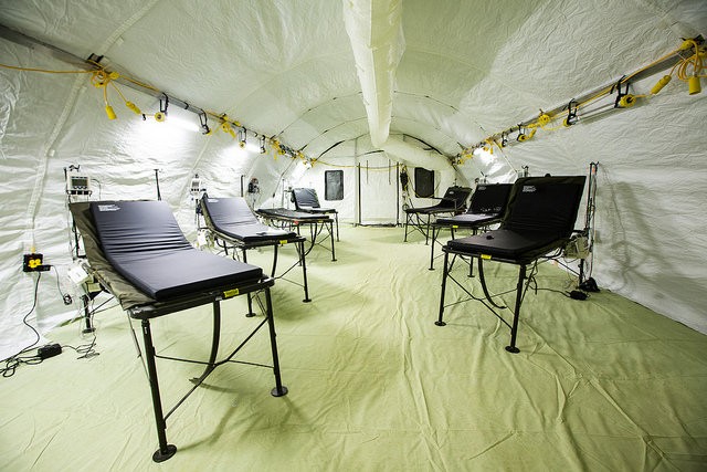 A look inside the 25-bed critical care hospital for all Ebola health care workers in Liberia