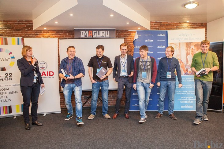 Студенты школы инновационного предпринимательства TechMinsk, поддерживаемой USAID Belarus.