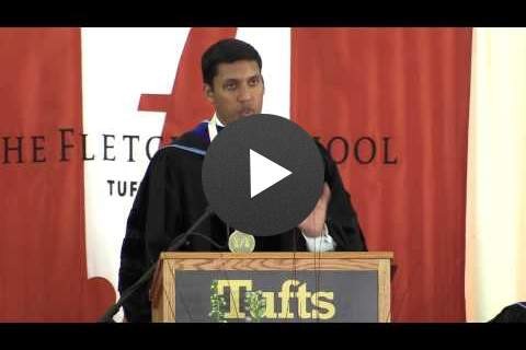 Click to view video - Administrator Rajiv Shah at Fletcher Class Day 2014