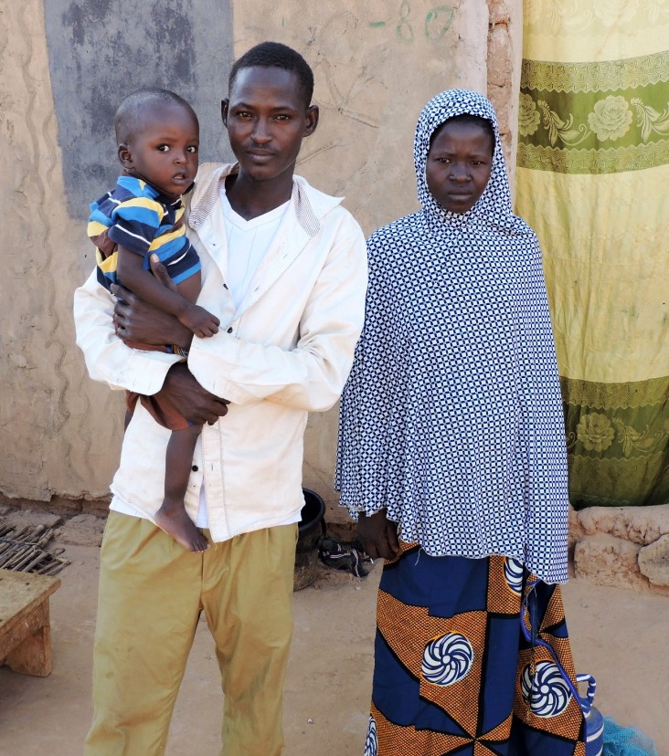 Ibrahim Alassane and his family were able to meet household needs over the lean season with the loan they received.