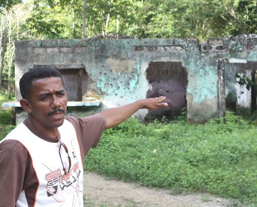 Gabriel Pulido, a community leader from Mampujan