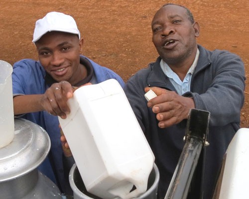 Kirere Dairy Services provide daily access to the market.  