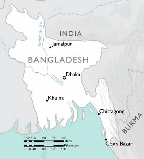 Food for Peace Bangladesh Map