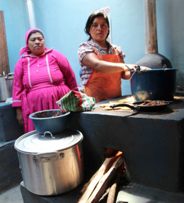 Women Using Energy-Efficient Cookstoves