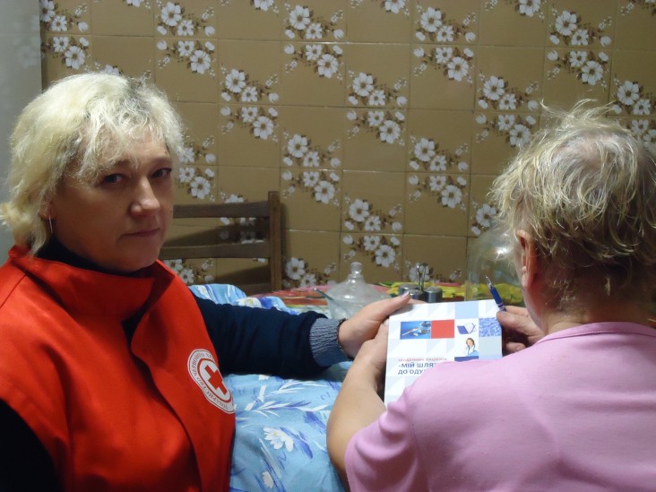 патронажна медсестра допомогла Наталі Миколаївні завершити повний курс лікування туберкульозу.