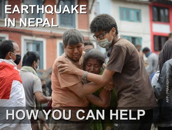 Earthquake in Nepal: How You Can Help. Credit: AFP / Prakash Mathema
