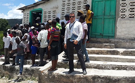 Firehouse Democracy and Governance Officer supporting election monitoring in Haiti