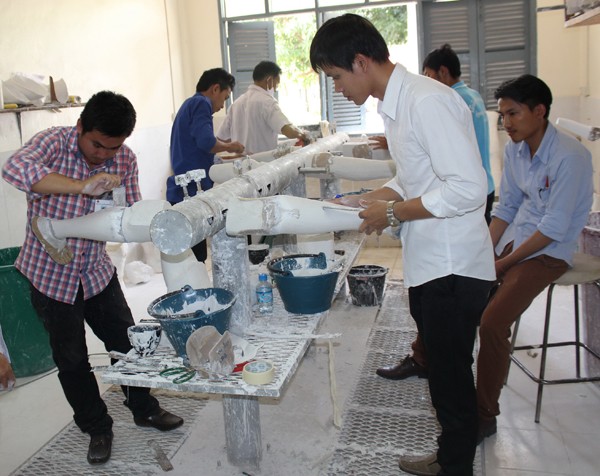 The USAID-supported project strengthens rehabilitation facilities at five centers in Laos.