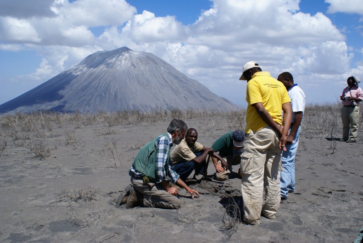 American scientists work with Tanzanian counterparts to monitor volcanic activity. Monitoring hazards is an essential element of
