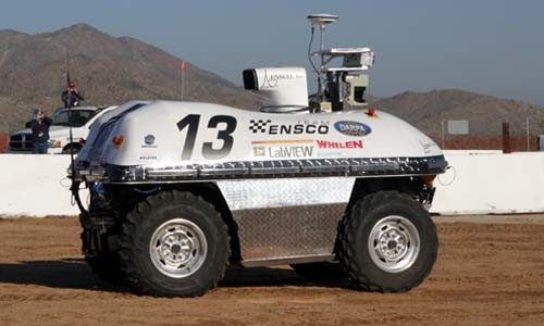 Driverless test vehicle designed by DARPA