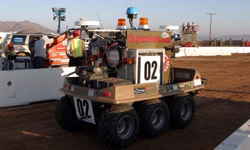 Driverless test vehicle designed by DARPA