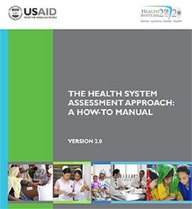 Health Systems Assessment Aproach Cover