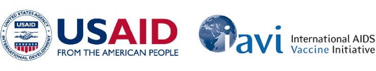 USAID and IAVI logos