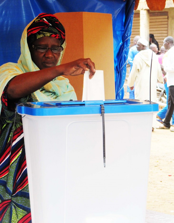 A Woman Voting