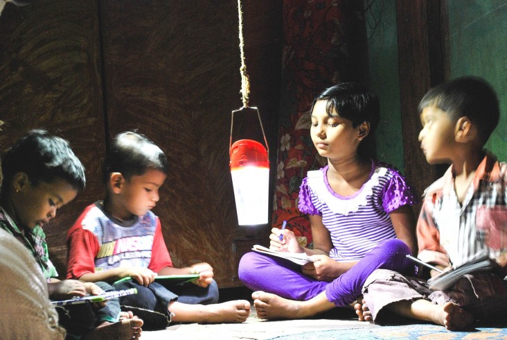 Solar lamps provide new opportunities for families in India.