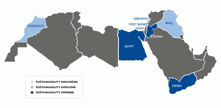 2012 MENA CSOSI Map
