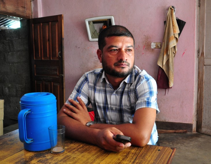 Pandab Prasad Prasai, a USAID-supported psychosocial counselor in the Ramechhap district of Nepal