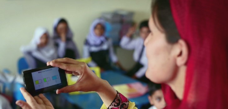 Teachers feel proud that they have access to the latest technology despite being in remote parts of the country.