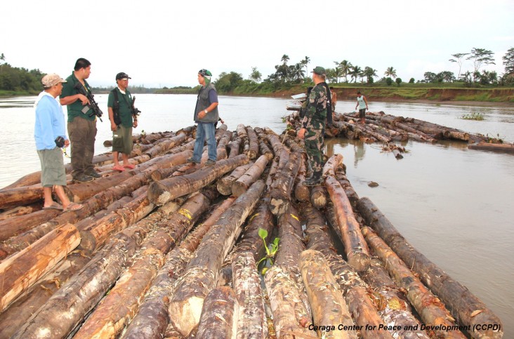Multi-sectoral forest law enforcement activities in Agusan River in Agusan del Sur.