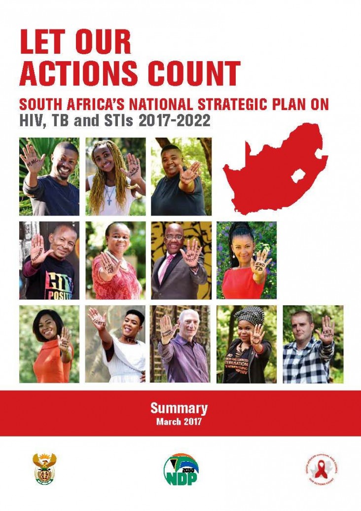 Screenshot of the South Africa Plan for HIB,TB, STI 2017-2022