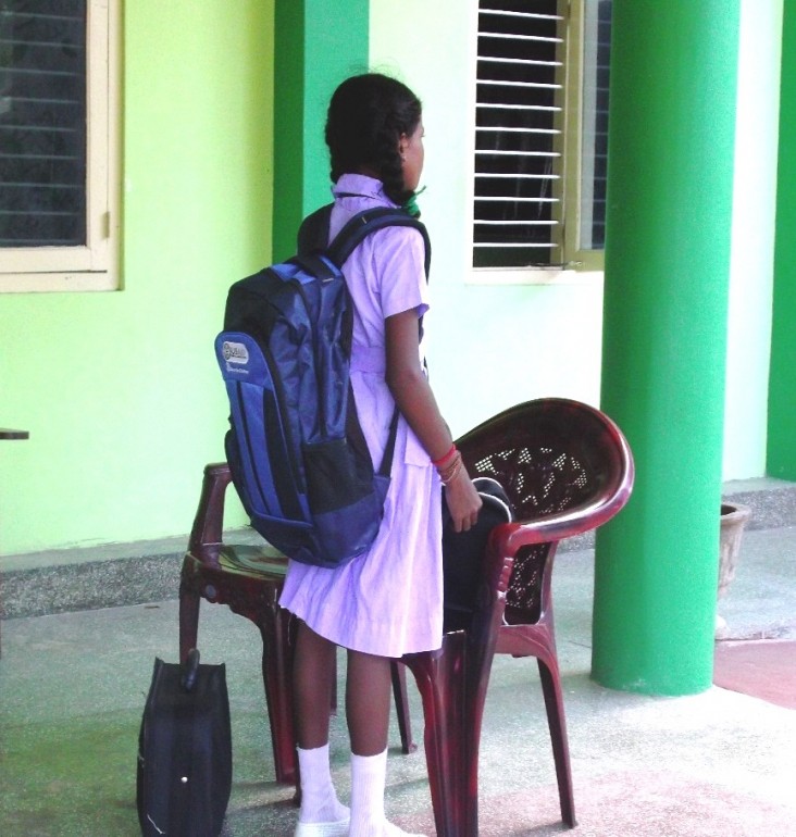With USAID's support, this young girl returned to school—one of her childhood dreams.