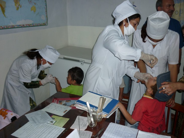 гентство USAID оказало содействие в вакцинации 95% детей 