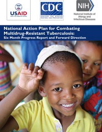 Cover of the National Action Plan for Combating Multidrug-Resistant Tuberculosis showing a young boy.