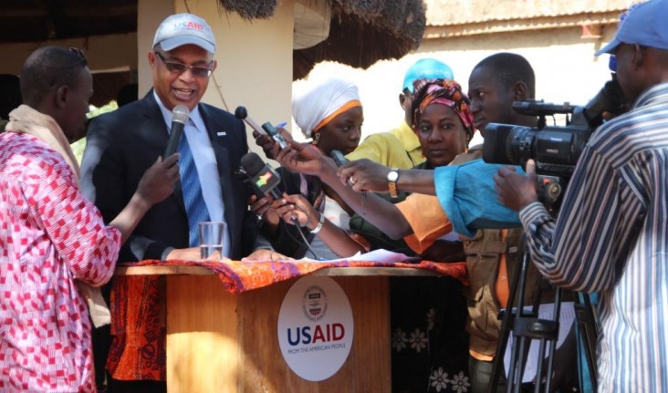 Le Directeur de l'USAID/Mali au lancement d'un nouveau projet d’Elevage 