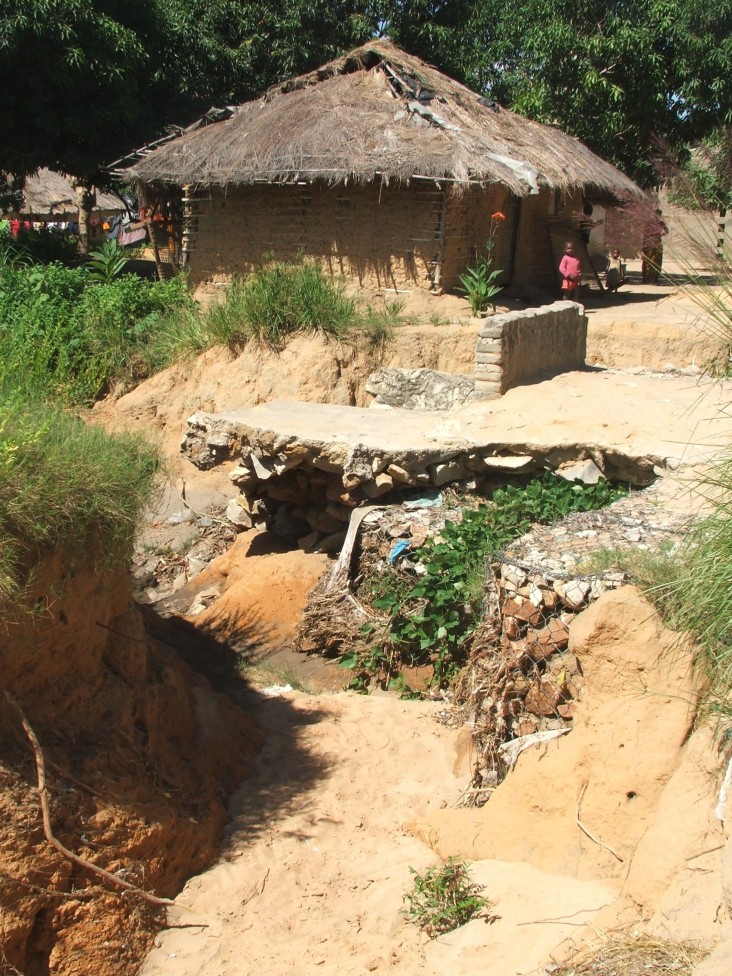 Severe erosion in Nacala.