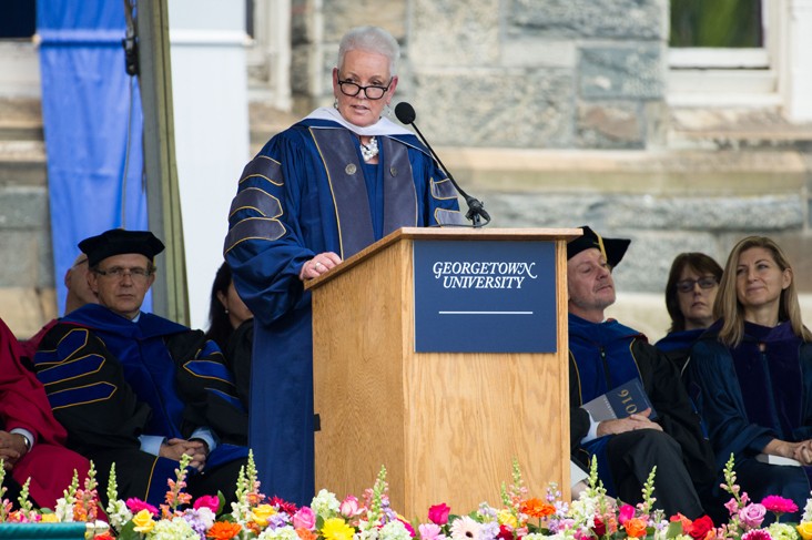 Administrator Gayle Smith at McCourt School of Public Policy Commencement Ceremony