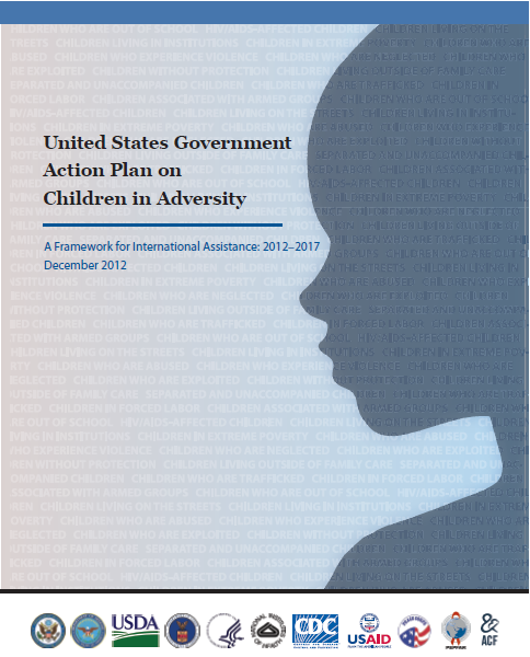 Cover of the United States Government Action Plan on Children in Adversity